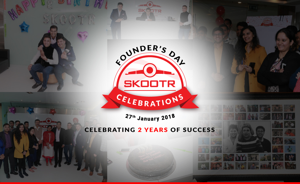 Skootr celebrates its 2nd Founders Day